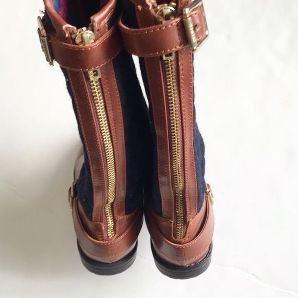 Tommy Hilfiger Andrea quilted riding boots EUC size 2 youth - Picture 8 of 10